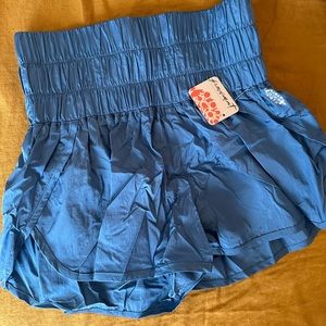 Free People Movement The Way Home Shorts in Bluestone (NWT)